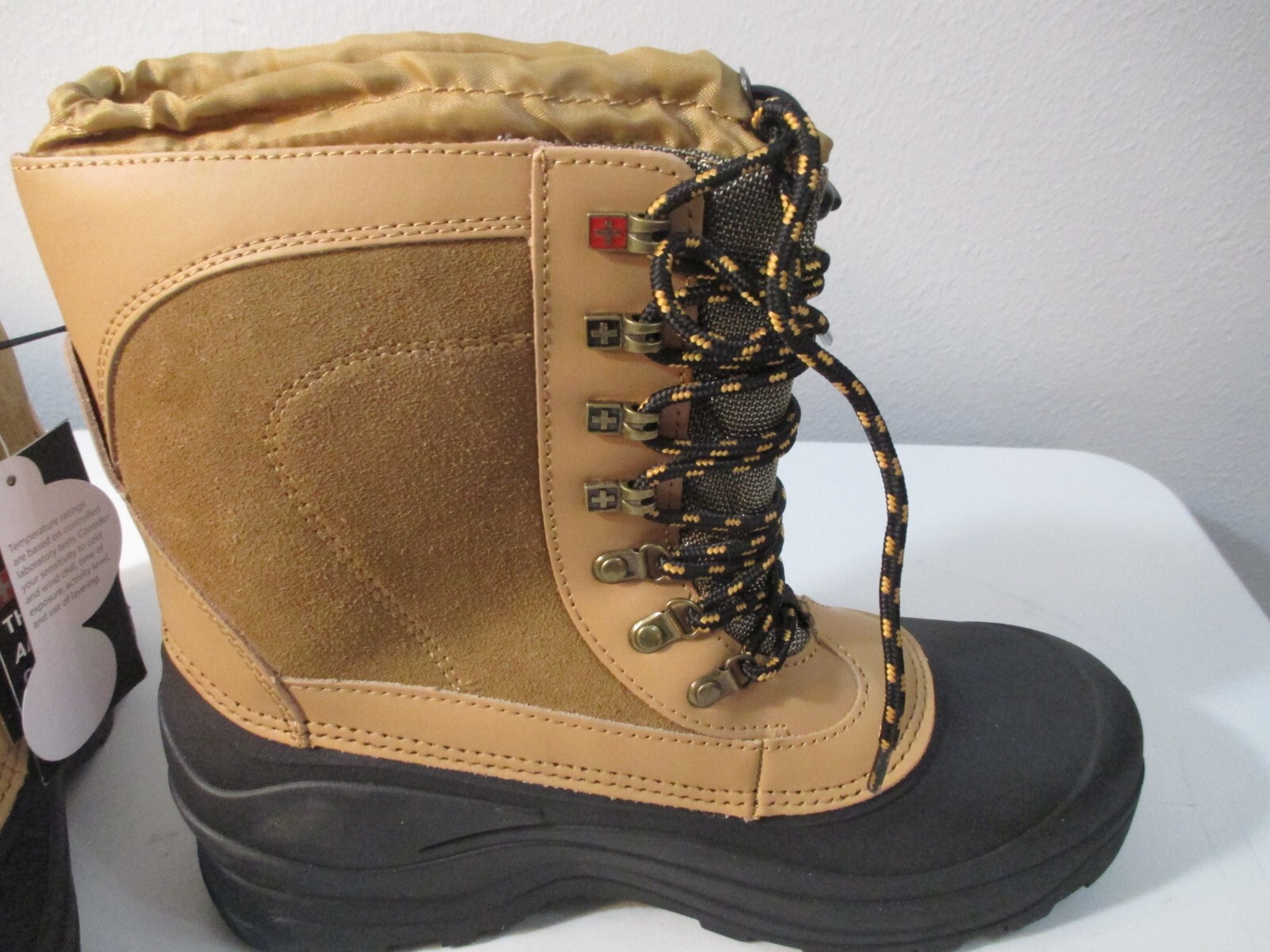 Swiss Tech 3M Thinsulate Memory Foam Waterproof Mens Tall Pack Boot Size 10 NEW image 7