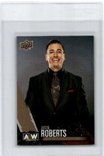 2021 Upper Deck AEW All Elite Wrestling Gold Parallel  Justin Roberts