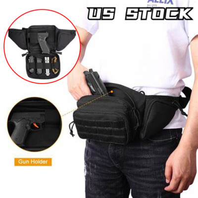 Tactical Ultimate Fanny Pack Gun Holster Concealed Carry Pistol