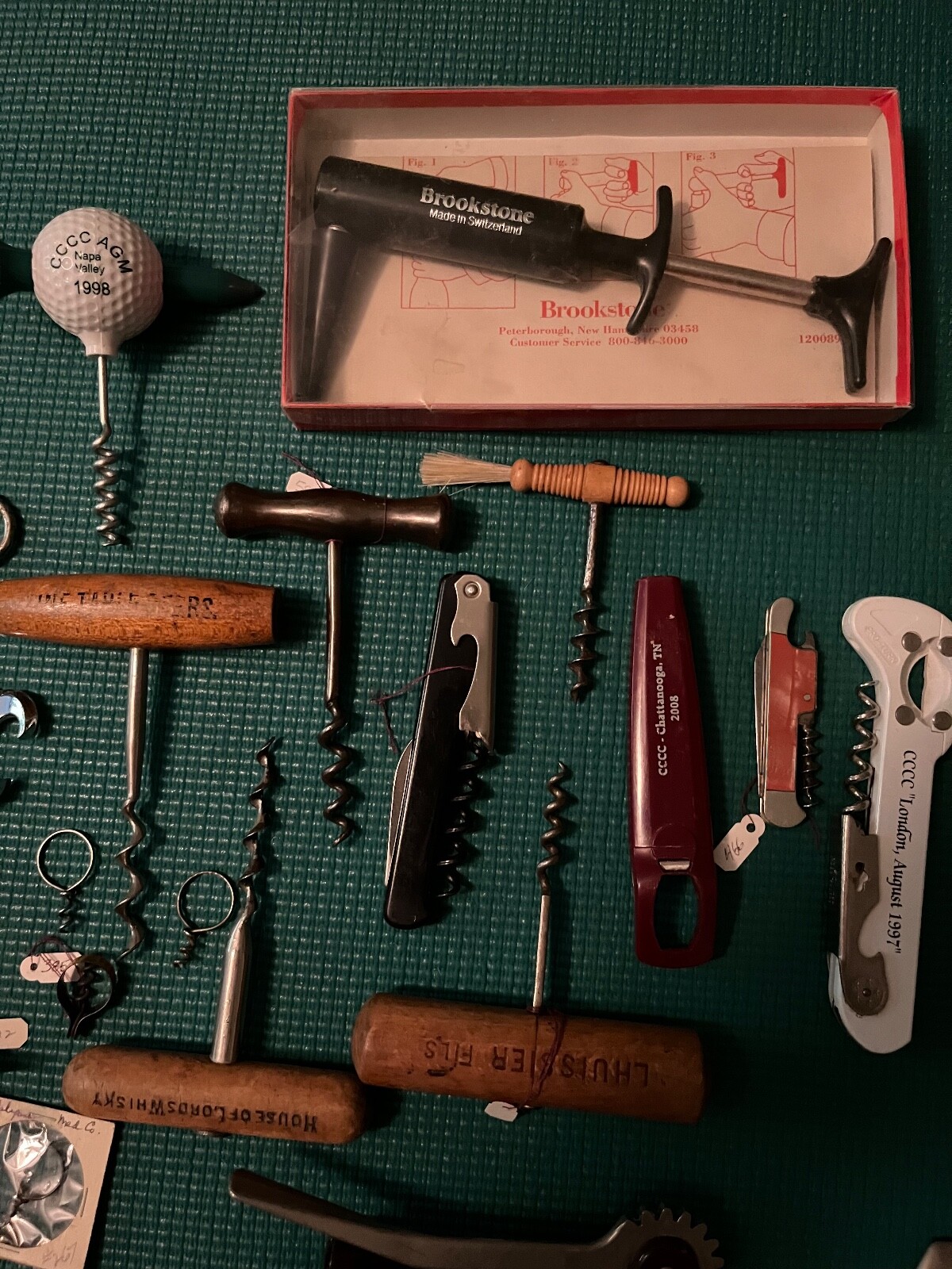 Lot of 19 Vintage Corkscrews And Bottle Openers. Some Advertising | eBay