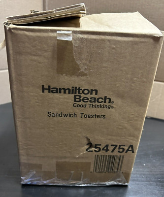 Hamilton Beach 25475A Breakfast Sandwich Maker - Silver, never used,