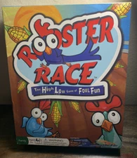 Rooster Race High Low Guessing Memory Family Card Game Ages 5+ Roosterfin NIB