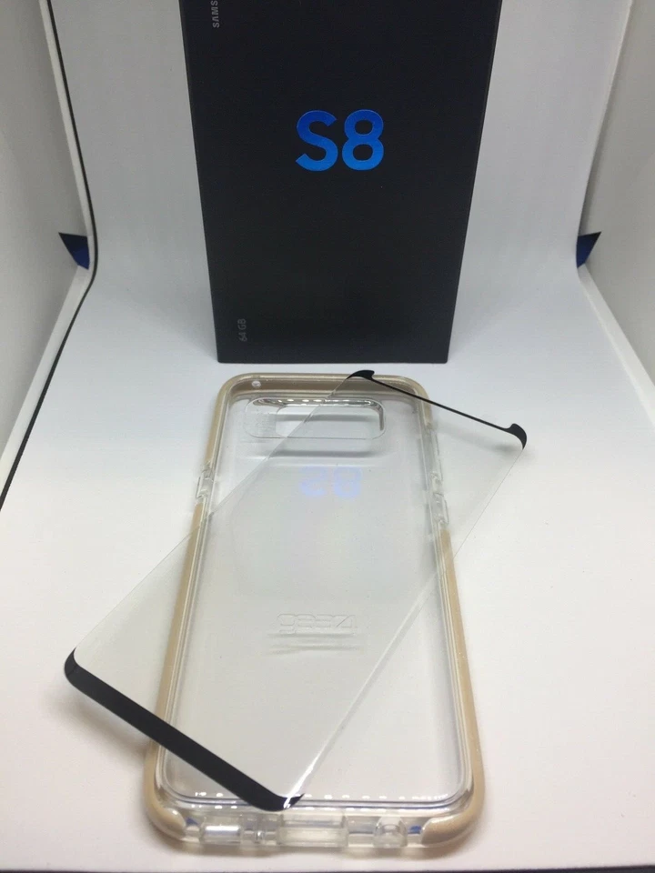 Protector de pantalla de vidrio templado amigable con la funda Samsung Galaxy S8/9 S8/9+ Note 8 Foto 3 de 4