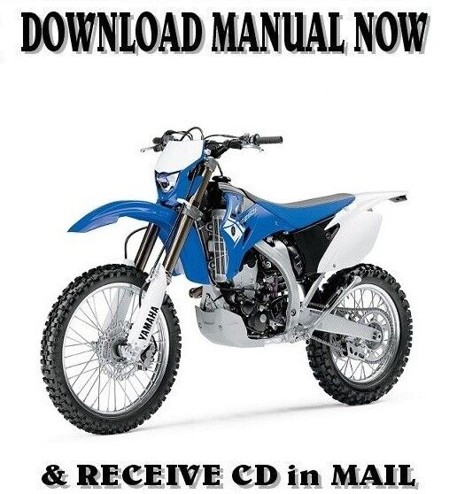 2012 Yamaha WR250F factory All items free shipping owner's service Louisville-Jefferson County Mall manual repair shop CD