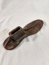 Vintage Antique Metal Cobbler Shoe Form Mold Size 10 Inches Long Fast Ship