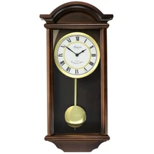 Bedford Clock Collection Bed-George George 22 Inch Chestnut Wood Chiming