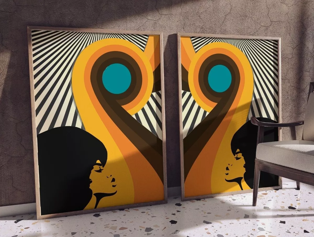 Retro wall art online