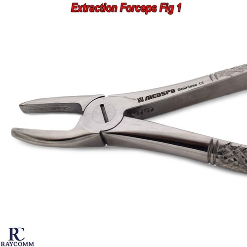 Instrumentos de extracción dental con fórceps de extracción dental figura 1 incisivos de raíz superior - Imagen 3 de 5