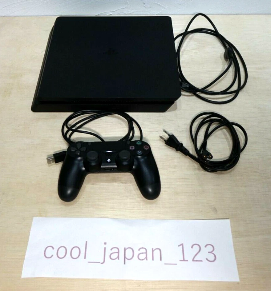 Sony Playstation 4 PS4 Console 500GB CUH-2100A B01 Jet Black w 