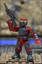 HALO MEGA BLOKS UNSC RED MARINE MINI FIGURE MAF SERIES 1