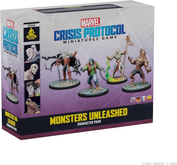 MARVEL CRISIS PROTOCOL:  MONSTERS UNLEASHED  - INGLES ESPAÑOL FRANCES MCP  NEW