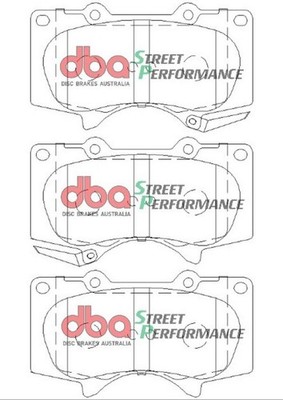 Disc Brakes Australia Front Disc Brake Pad Set for 2003-2006 Lexus GX470