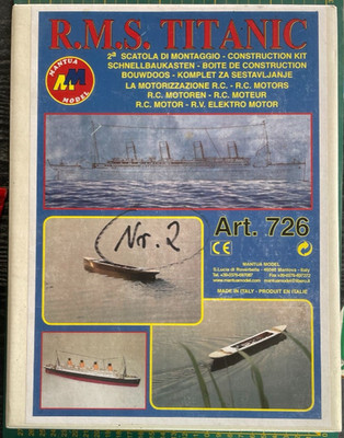 Mantua Model Antriebsset für Titanic 1:200   Motorisierung komplett!