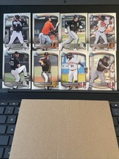 2025 Bowman Draft Chrome Various Top Prospects 8 Card Lot