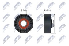 Spannrolle Keilrippenriemen NTY RNK-CH-052 Kunststoff für OPEL ANTARA L07 CDTI
