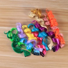 12 Pcs Festival Accessories Hair Coloured Extensions Colored Women