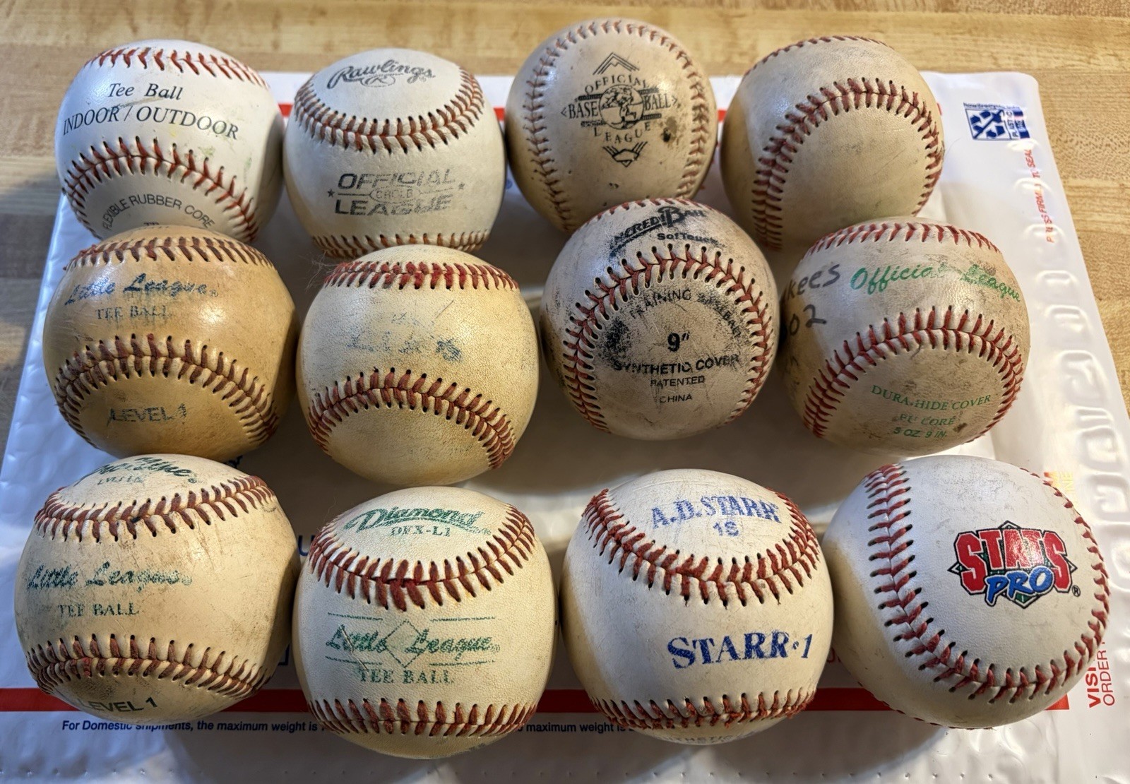(12) Good Soft/T-Ball/Safety/Kids Baseballs,Great For Practice,Same Day Ship