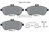Bremsbelagsatz BremsklöTze FüR Mercedes-Benz C-Klasse T-Model S204 W204