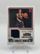 Kris Murray #RTS-MUR Rookie Ticket Swatches 2023-24 Panini Contenders