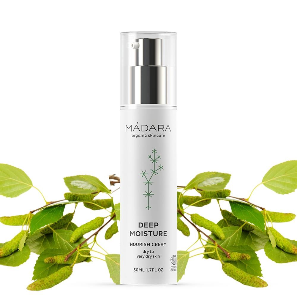 Madara Organic DEEP MOISTURE Night Cream 50ml - Intensely Hydrates