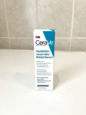 CeraVe Hautbilderneuerndes Retinol Serum Gesichtsserum Haut Pickelmale 30 ml
