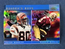 2001 Topps Chrome Refractor Peter Warrick/Marvin Minnis Seminoles
