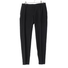 SAINT LAURENT 22 years cotton slacks Pants 637000 black 36 160/64Y