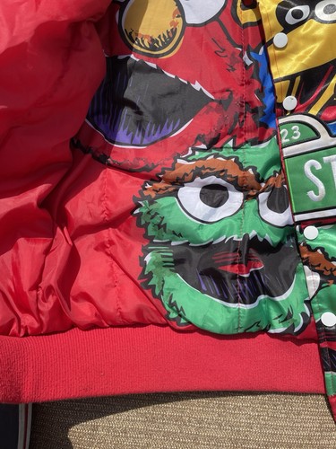 Headgear Classics Kids Sesame Street 1969 Red Satin Jacket S - Bild 4 von 6