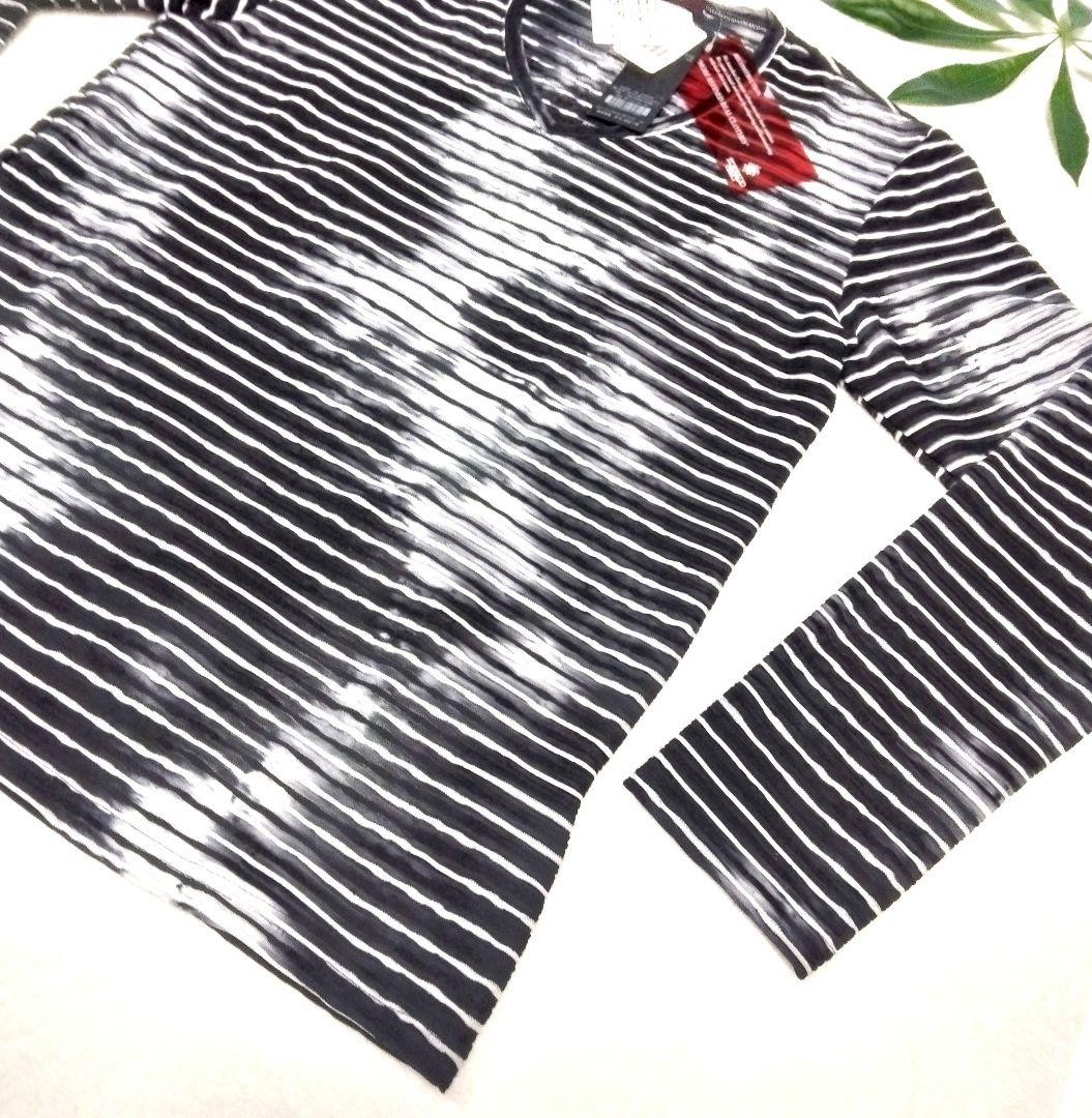 Tornado Mart Long Sleeve T-Shirt LL Black White Japan Casual
