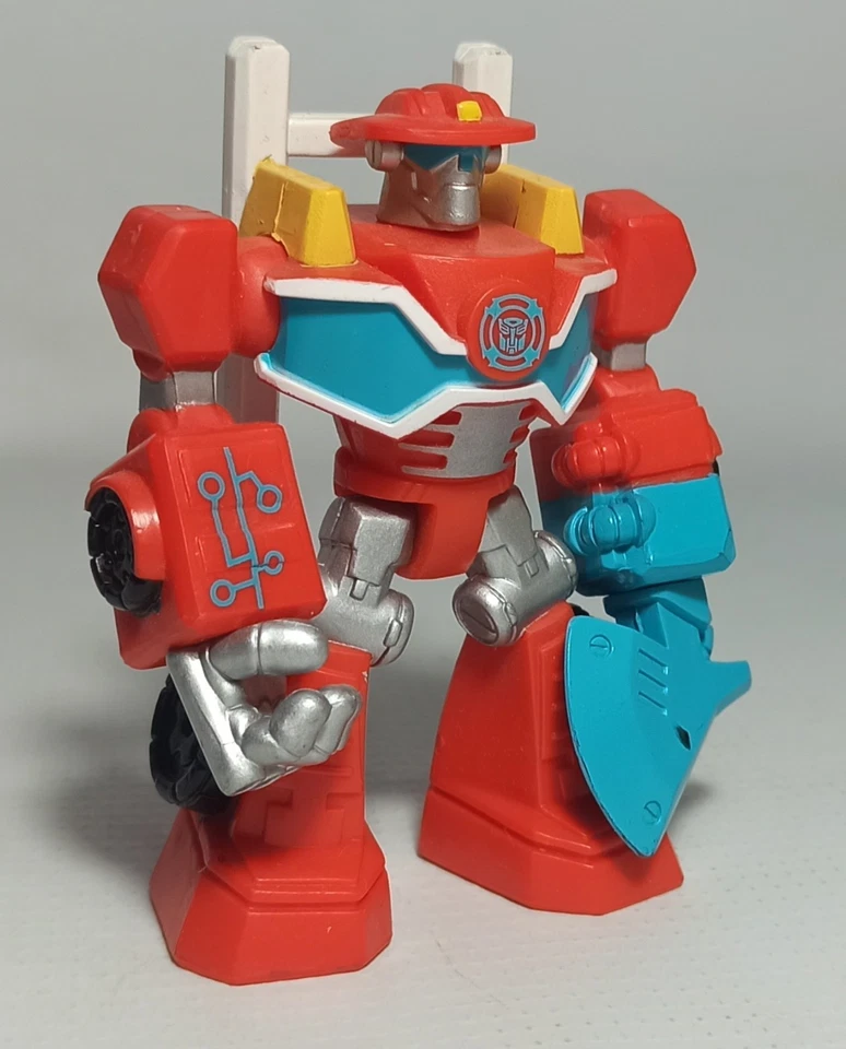 HASBRO 2015 TRANSFORMERS PLAYSKOOL HEROES RESCUE BOTS HEATWAVE FIRE-BOT ROBOT - Image 3 of 4