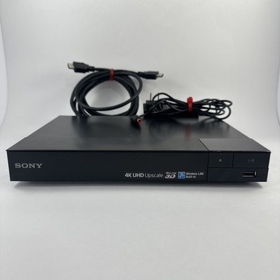 Sony BDP-S6500 3D 4K Upscaling Blu-ray Disc Player Wi-Fi HDMI Tested No Remote