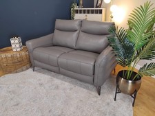 Sofology Renato Leather 2 Seater in Trusty Embossed Elephant