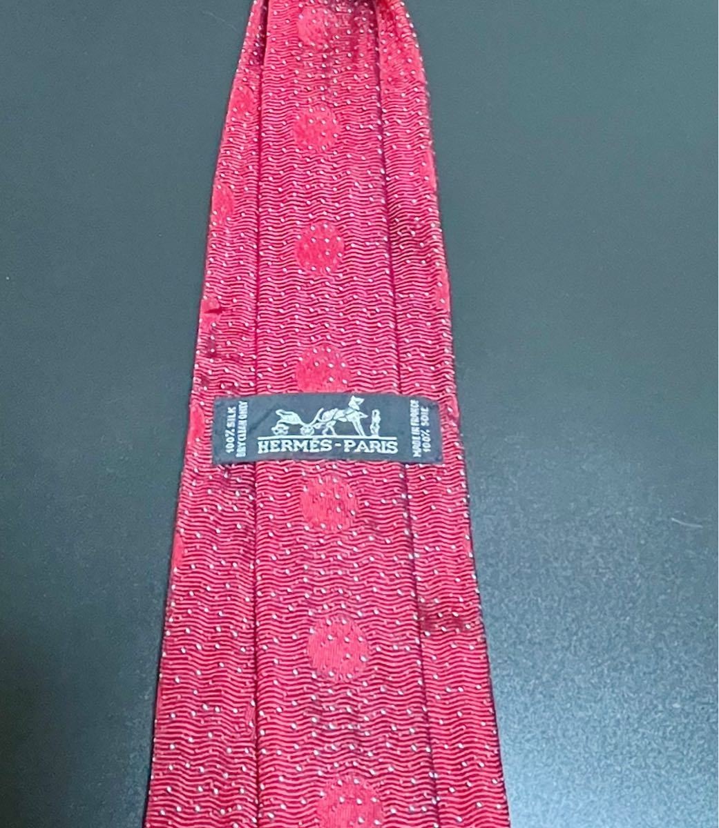 Good condition Highest quality HERMES Dot pattern… - image 3