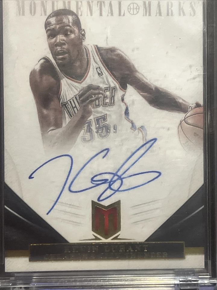 2012-13 Panini Monumental Marks Kevin Durant /99 On card Auto - Image 4 of 4