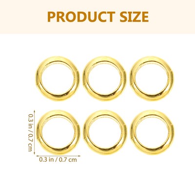  100 Pcs Schmuck Selber Machen Metall-abstandsperlen Steckperlen Groß Lose