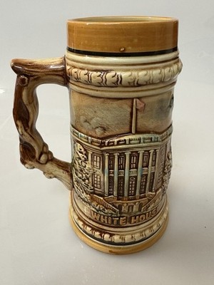 Vintage Washington DC White House US Capitol Building Beer Stein 7  Mug JAPAN