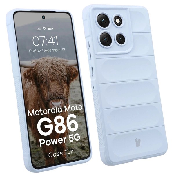 Bizon Case Tur Motorola Moto G86 Power 5G Hellblau-image
