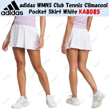 adidas WMNS Club Tennis Climacool Pocket Skirt White KA8085 Japan Size