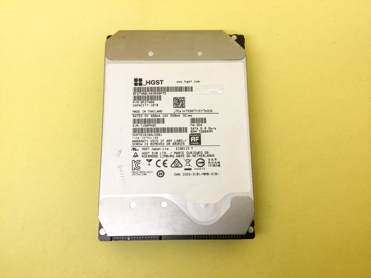 HGST Internal Hard Disk Drives 10 TB Storage Capacity for sale | eBay