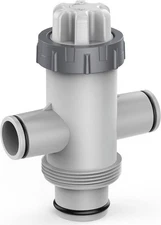 Pool Fittings Dual Split Hose Plunger Valve, Parts Replacement Round Top 