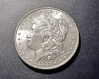 Near Gem BU 1887-P Morgan Dollar