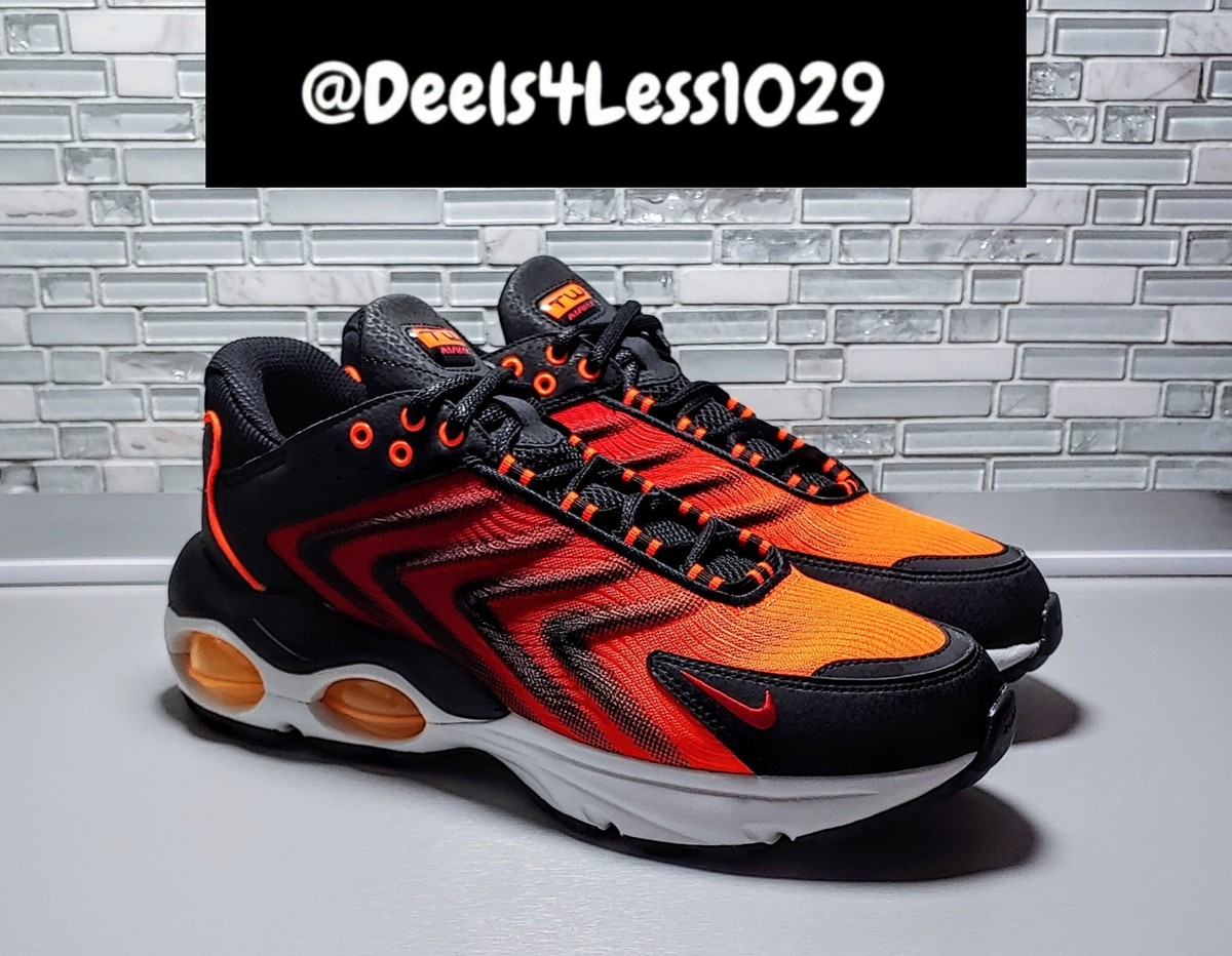 Nike Air Max TW Mens Size 10.5 Black Orange Summit Gym Red FJ2590