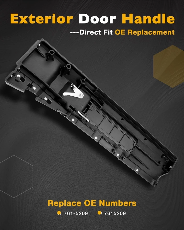 Driver Door Handle, Compatible With 1988-2012 Freightliner Classic XL, Classi... Foto 4 de 4