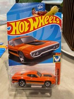 2023 Hot Wheels #166 Muscle Mania 7/10 '71 Plymouth GTX Orange Mit Chrom RS5 Sp