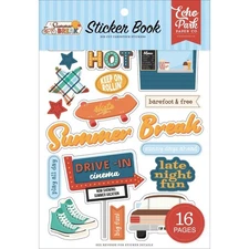 Echo Park Paper - 16 Page Sticker Book - Summer Break