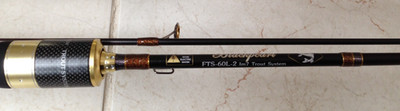 High modulus Graphite Trout Spin Rod - 2 section 6'0'' - Light Guides -New