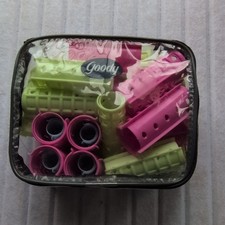 Vintage Goody Magnetic Rollers Set Multicolor Plastic Hair Styling for Unisex