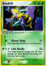 Heavily Played Beedrill - 1/112 - Holo Rare Pokemon FireRed & LeafGreen on eBay