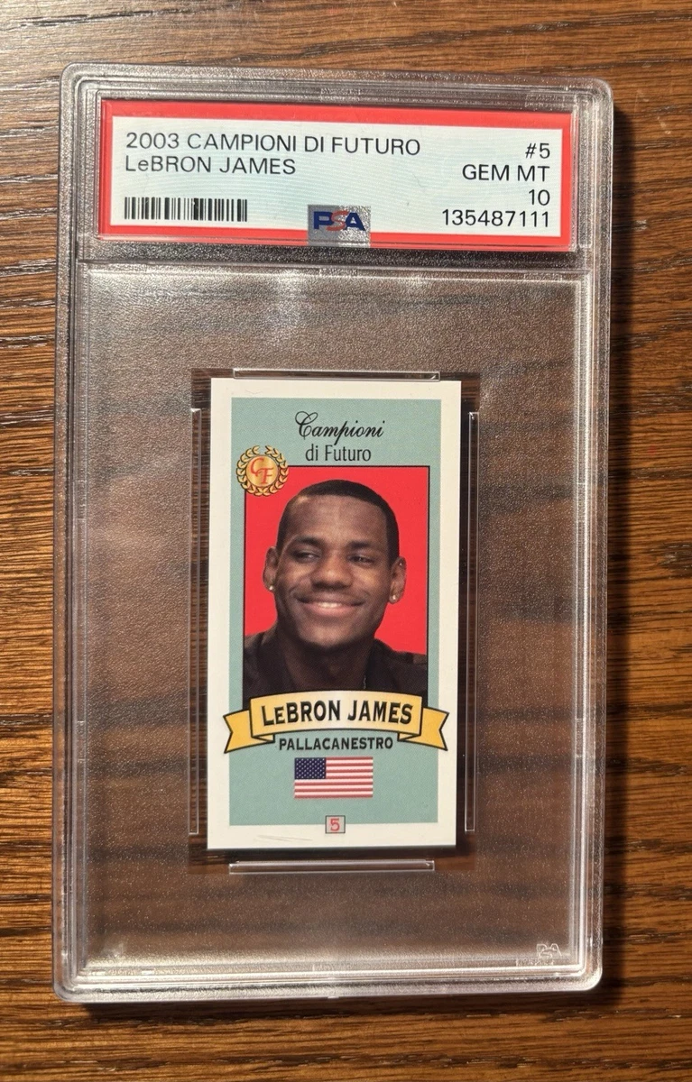 LeBron James Professional Sports Authenticator (PSA) Basketball