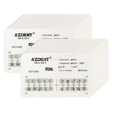 10X Soportes de Dental Ortodoncia Mini/Estándar Roth/MBT.018/022 Ganchos 3/345